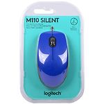 Изображение Мышка Logitech M110 Silent, USB, Blue (910-005488, 910-006758) #1 Фото Мышка Logitech M110 Silent, USB, Blue (910-005488, 910-006758) #1