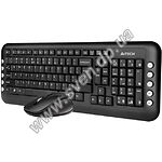 Изображение Клавиатура+мышь A4tech 7200N USB Wireless V-Track, black Фото Клавиатура+мышь A4tech 7200N USB Wireless V-Track, black