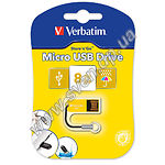 Изображение USB Flash - 8GB (Verbatim {47422}, "Micro Drive USB 2.0" желтый) Фото USB Flash - 8GB (Verbatim {47422}, "Micro Drive USB 2.0" желтый)