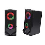 Изображение Акустическая система Maxxter CSP-U003RGB , 6 Вт, RGB подсветка, пульт ДУ, USB питание, черный цвет Фото Акустическая система Maxxter CSP-U003RGB , 6 Вт, RGB подсветка, пульт ДУ, USB питание, черный цвет