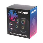 Изображение Акустическая система Maxxter CSP-U003RGB , 6 Вт, RGB подсветка, пульт ДУ, USB питание, черный цвет #1 Фото Акустическая система Maxxter CSP-U003RGB , 6 Вт, RGB подсветка, пульт ДУ, USB питание, черный цвет #1