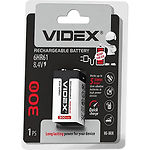 Изображение Аккумулятор Videx 6HR61 Крона 300mAh blister/1pc #1 Фото Аккумулятор Videx 6HR61 Крона 300mAh blister/1pc #1