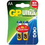 Изображение Батарейка GP AA/LR6 (15AUP-S2) Ultra Plus Alcaline (2шт/shrink) #1 Фото Батарейка GP AA/LR6 (15AUP-S2) Ultra Plus Alcaline (2шт/shrink) #1