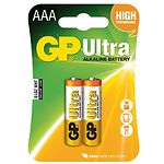Изображение Батарейка GP AAA/LR3 (24AU-S2) Ultra Alcaline (2шт/shrink) #1 Фото Батарейка GP AAA/LR3 (24AU-S2) Ultra Alcaline (2шт/shrink) #1