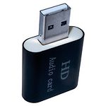 Фото Sound Card Dynamode USB-SOUND7-ALU Black (USB 8 (7.1) каналов) #2