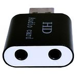 Фото Sound Card Dynamode USB-SOUND7-ALU Black (USB 8 (7.1) каналов) #1