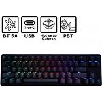 Изображение Клавиатура HATOR Skyfall HEX Gateron Clear Только ENG (HTK-665) Black Wireless Mechanical #4 Фото Клавиатура HATOR Skyfall HEX Gateron Clear Только ENG (HTK-665) Black Wireless Mechanical #4