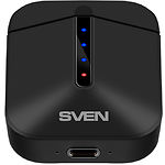 Изображение SVEN E-335B (black) наушники с микрофоном, Bluetooth, с зарядным кейсом #2 Фото SVEN E-335B (black) наушники с микрофоном, Bluetooth, с зарядным кейсом #2