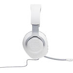 Фото JBL QUANTUM 100 White (JBLQUANTUM100WHT) наушники накладные с микрофоном #3