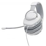 Фото JBL QUANTUM 100 White (JBLQUANTUM100WHT) наушники накладные с микрофоном #1