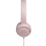 Изображение JBL TUNE T500 Pink (JBLT500PIK), наушники накладные с микрофоном #4 Фото JBL TUNE T500 Pink (JBLT500PIK), наушники накладные с микрофоном #4
