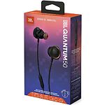 Изображение JBL QUANTUM 50 Black (JBLQUANTUM50BLK), наушники вкладыши с микрофоном #4 Фото JBL QUANTUM 50 Black (JBLQUANTUM50BLK), наушники вкладыши с микрофоном #4