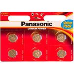 Изображение Батарейка PANASONIC CR2025 Lithium (CR-2025EL/6B) 6шт/blister Фото Батарейка PANASONIC CR2025 Lithium (CR-2025EL/6B) 6шт/blister