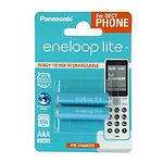 Изображение Аккумулятор Panasonic Eneloop Lite (BK-4LCCE/2DE) AAA/HR03, 550mAh, NI-MH Dect Series, блистер 2шт Фото Аккумулятор Panasonic Eneloop Lite (BK-4LCCE/2DE) AAA/HR03, 550mAh, NI-MH Dect Series, блистер 2шт