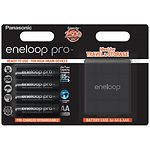 Изображение Аккумулятор Panasonic Eneloop Pro (BK-3HCDEC4BE) AA/HR6, 2500mAh, LSD Ni-MH, блистер 4шт + Case Фото Аккумулятор Panasonic Eneloop Pro (BK-3HCDEC4BE) AA/HR6, 2500mAh, LSD Ni-MH, блистер 4шт + Case