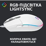 Изображение Мышка Logitech Gaming Mouse G102 Lightsync White USB (910-005824) #4 Фото Мышка Logitech Gaming Mouse G102 Lightsync White USB (910-005824) #4