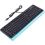 Изображение Клавиатура A4tech FKS10 Fstyler Sleek MMedia Comfort keyboard, USB, Blue #3 Фото Клавиатура A4tech FKS10 Fstyler Sleek MMedia Comfort keyboard, USB, Blue #3