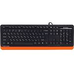 Изображение Клавиатура A4tech FKS10 Fstyler Sleek MMedia Comfort keyboard, USB, Orange Фото Клавиатура A4tech FKS10 Fstyler Sleek MMedia Comfort keyboard, USB, Orange