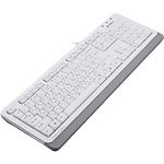 Изображение Клавиатура A4tech FKS10 Fstyler Sleek MMedia Comfort keyboard, USB, White #3 Фото Клавиатура A4tech FKS10 Fstyler Sleek MMedia Comfort keyboard, USB, White #3