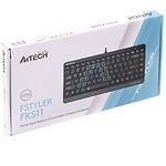 Изображение Клавиатура A4tech FKS11 Fstyler Compact Size keyboard, USB, Grey #1 Фото Клавиатура A4tech FKS11 Fstyler Compact Size keyboard, USB, Grey #1