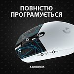Изображение Мышка Logitech Gaming Mouse Wireless G305 Lightspeed KDA Black-White (910-006053) #3 Фото Мышка Logitech Gaming Mouse Wireless G305 Lightspeed KDA Black-White (910-006053) #3