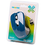 Изображение Мышка Maxxter Mr-337-Bl беспроводная, USB, синяя #1 Фото Мышка Maxxter Mr-337-Bl беспроводная, USB, синяя #1