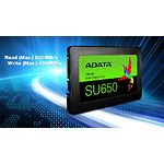 Фото SSD A-Data ULTIMATE SU650 240Gb 2.5" SATA III (ASU650SS-240GT-R) 520/450 Mb/s #2