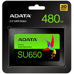 Фото SSD A-Data ULTIMATE SU650 480Gb 2.5" SATA III (ASU650SS-480GT-R) 520/450 Mb/s #1