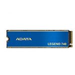 SSD жесткий диск A-Data Legend 740 1TB M.2 2280 NVMe PCIe3.0x4 (ALEG-740-1TCS) 2500/2000 MB/s - фото