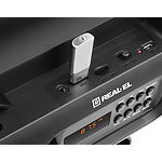 Фото REAL-EL X-710 Black (EL121600005), портативная система 10 Вт, Li-Ion аккум, USB, microSD,BT #8