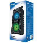 Изображение SVEN PS-440 Black 00410097, портативная система 2x10 Вт, Li-Ion аккум., microSD,FM,BT,LED дисплей #2 Фото SVEN PS-440 Black 00410097, портативная система 2x10 Вт, Li-Ion аккум., microSD,FM,BT,LED дисплей #2