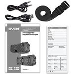 Изображение SVEN PS-550 (black) портативная система 2x18 Вт, Li-Ion аккумулятор, USB, microSD,FM,BT, дисплей #3 Фото SVEN PS-550 (black) портативная система 2x18 Вт, Li-Ion аккумулятор, USB, microSD,FM,BT, дисплей #3