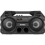 Изображение SVEN PS-580 (black) портативная система 2x18 Вт, Li-Ion аккумулятор, microSD,FM,BT, ДУ, дисплей #11 Фото SVEN PS-580 (black) портативная система 2x18 Вт, Li-Ion аккумулятор, microSD,FM,BT, ДУ, дисплей #11