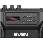 Изображение SVEN PS-580 (black) портативная система 2x18 Вт, Li-Ion аккумулятор, microSD,FM,BT, ДУ, дисплей #5 Фото SVEN PS-580 (black) портативная система 2x18 Вт, Li-Ion аккумулятор, microSD,FM,BT, ДУ, дисплей #5