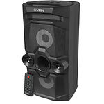 Изображение SVEN PS-655 Black, портативная система 2x25 Вт, Li-Ion аккумулятор, USB, microSD,FM,BT, дисплей #7 Фото SVEN PS-655 Black, портативная система 2x25 Вт, Li-Ion аккумулятор, USB, microSD,FM,BT, дисплей #7