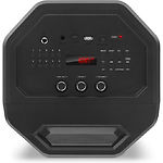 Изображение SVEN PS-655 Black, портативная система 2x25 Вт, Li-Ion аккумулятор, USB, microSD,FM,BT, дисплей #5 Фото SVEN PS-655 Black, портативная система 2x25 Вт, Li-Ion аккумулятор, USB, microSD,FM,BT, дисплей #5