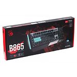 Изображение Клавиатура A4tech Bloody B865 Gun Grey LK Blue - Клавиатура игровая, LK оптико-механическая, USB #1 Фото Клавиатура A4tech Bloody B865 Gun Grey LK Blue - Клавиатура игровая, LK оптико-механическая, USB #1