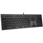 Изображение Клавиатура A4tech FX-50 Grey Fstyler, с ножничными переключателями, USB Фото Клавиатура A4tech FX-50 Grey Fstyler, с ножничными переключателями, USB