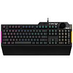 Изображение Клавиатура ASUS TUF Gaming K1 (90MP01X0-BKRA00) RGB, 104key, USB, Black Фото Клавиатура ASUS TUF Gaming K1 (90MP01X0-BKRA00) RGB, 104key, USB, Black