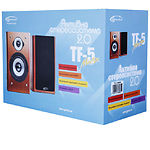 Изображение Акустическая система Gemix TF-5 dark brown, 2*5W speaker, деревянный корпус #1 Фото Акустическая система Gemix TF-5 dark brown, 2*5W speaker, деревянный корпус #1