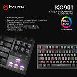 Изображение Клавиатура MARVO KG901 Wired Mechanical Gaming Keyboard Red Switch Multi-LED #1 Фото Клавиатура MARVO KG901 Wired Mechanical Gaming Keyboard Red Switch Multi-LED #1