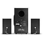 Фото Акустическая система REAL-EL M-570 black, 2.1 30W Woofer + 2*14 speaker, BT, FM, SD, USB, LED, кар #5