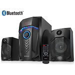 Изображение Акустическая система REAL-EL M-350 black (EL121300006) 2.1 20W Woofer+2*12 speaker,FM,SD,USB,LED Фото Акустическая система REAL-EL M-350 black (EL121300006) 2.1 20W Woofer+2*12 speaker,FM,SD,USB,LED