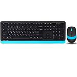 Фото Клавиатура+мышь A4tech FG1010 Fstyler Wireless, USB, Black+ Blue #9