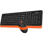 Изображение Клавиатура+мышь A4tech FG1010 Fstyler беспроводная, USB, Black-Orange #2 Фото Клавиатура+мышь A4tech FG1010 Fstyler беспроводная, USB, Black-Orange #2