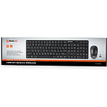 Фото Клавиатура+мышь REAL-EL Comfort 9010 Kit Black (EL123100034) Wireless #1