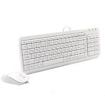Фото Клавиатура+мышь A4tech F1512 Fstyler проводная, USB, White #4