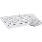 Фото Клавиатура+мышь A4tech F1512 Fstyler проводная, USB, White #3