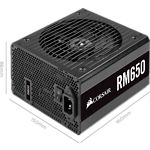 Изображение Блок питания Corsair RM650 Modular 650W 80+Gold (CP-9020194) #3 Фото Блок питания Corsair RM650 Modular 650W 80+Gold (CP-9020194) #3