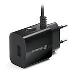 Фото Сетевое ЗУ REAL-EL CH-217 Black (EL123160016) USB-A +кабель Lighting, 100-240V, 2.1А, 5V #7